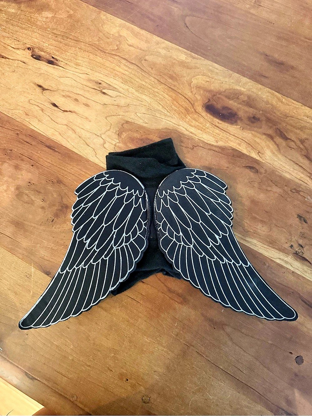 Black Angel Wing Dog Halloween Costume XXS/XS